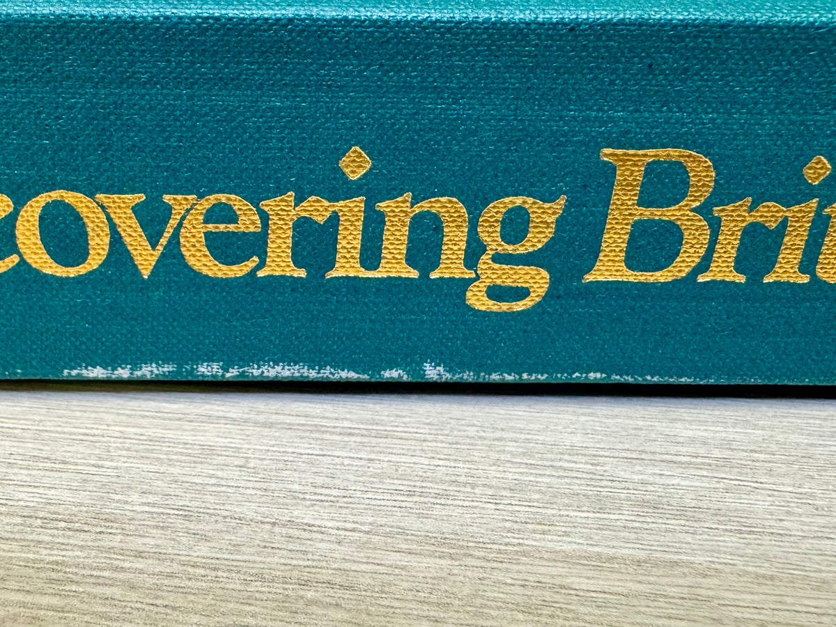 Libro "National Geographic Discovering Britain & Ireland" de 1985, por Jonathan B. Tourtellot