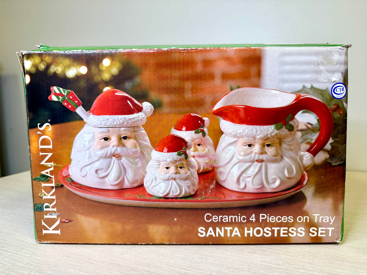 Kirkland's 5pc Santa Hostess Set
