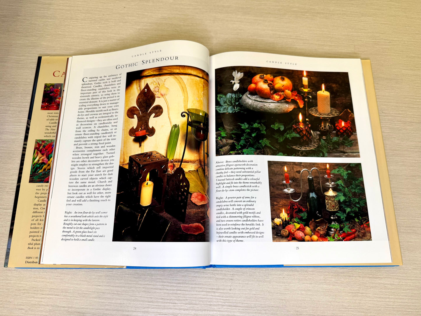 Candle Coffee Table Book