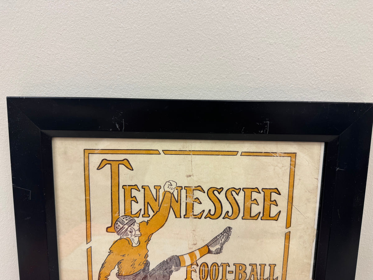 1925 Reproduction Tennessee Vols Football Program Artwork