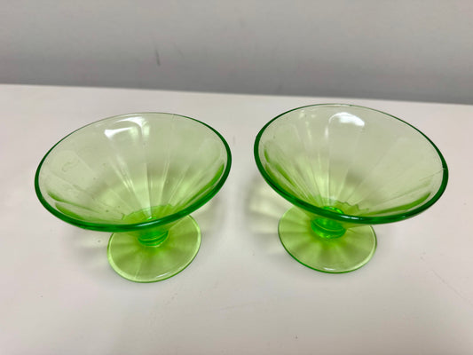Federal Glass Company Depression Green Glass Set