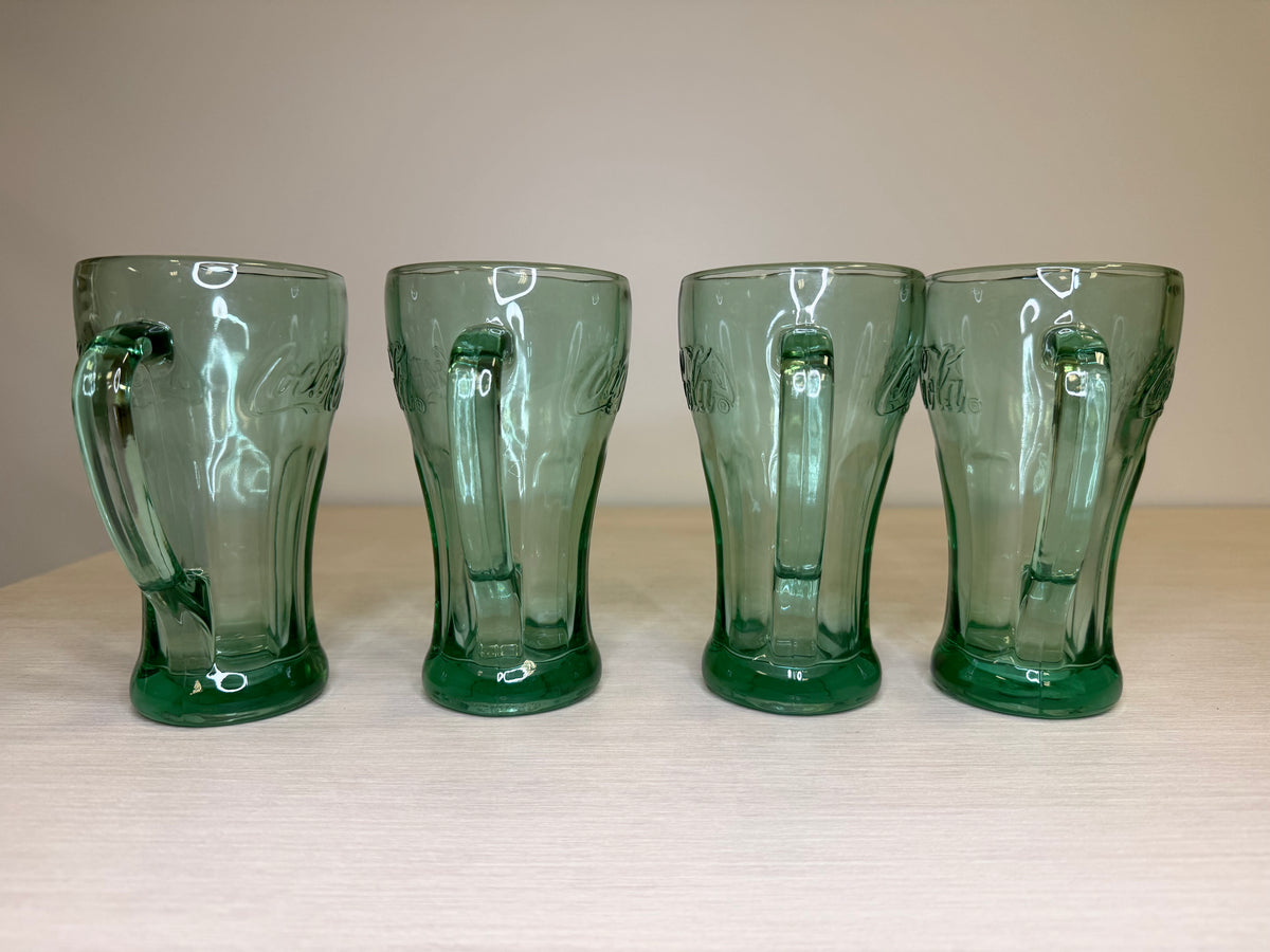Coca Cola Libbey Green Glasses
