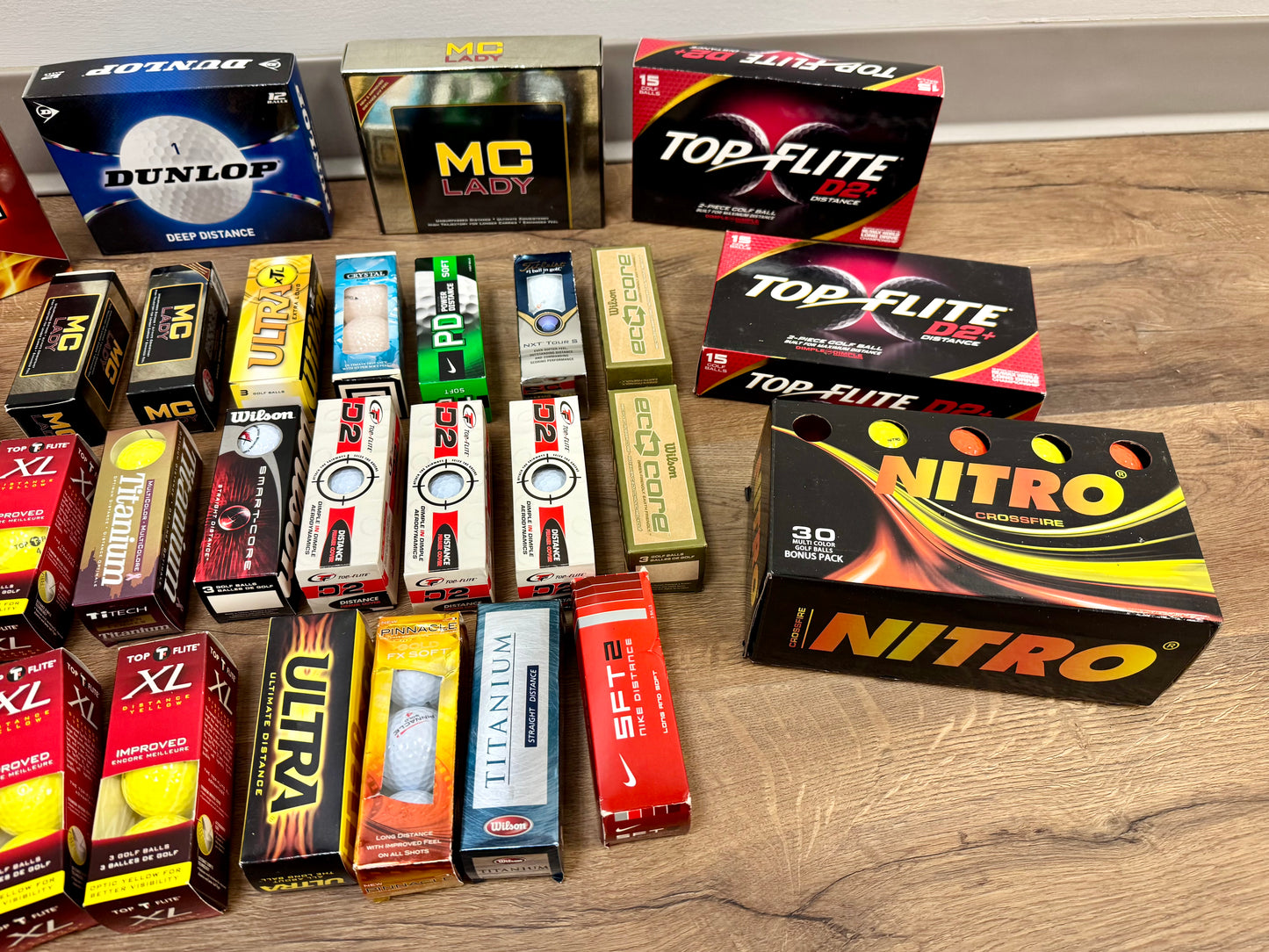 Lot of Assorted Golf Balls