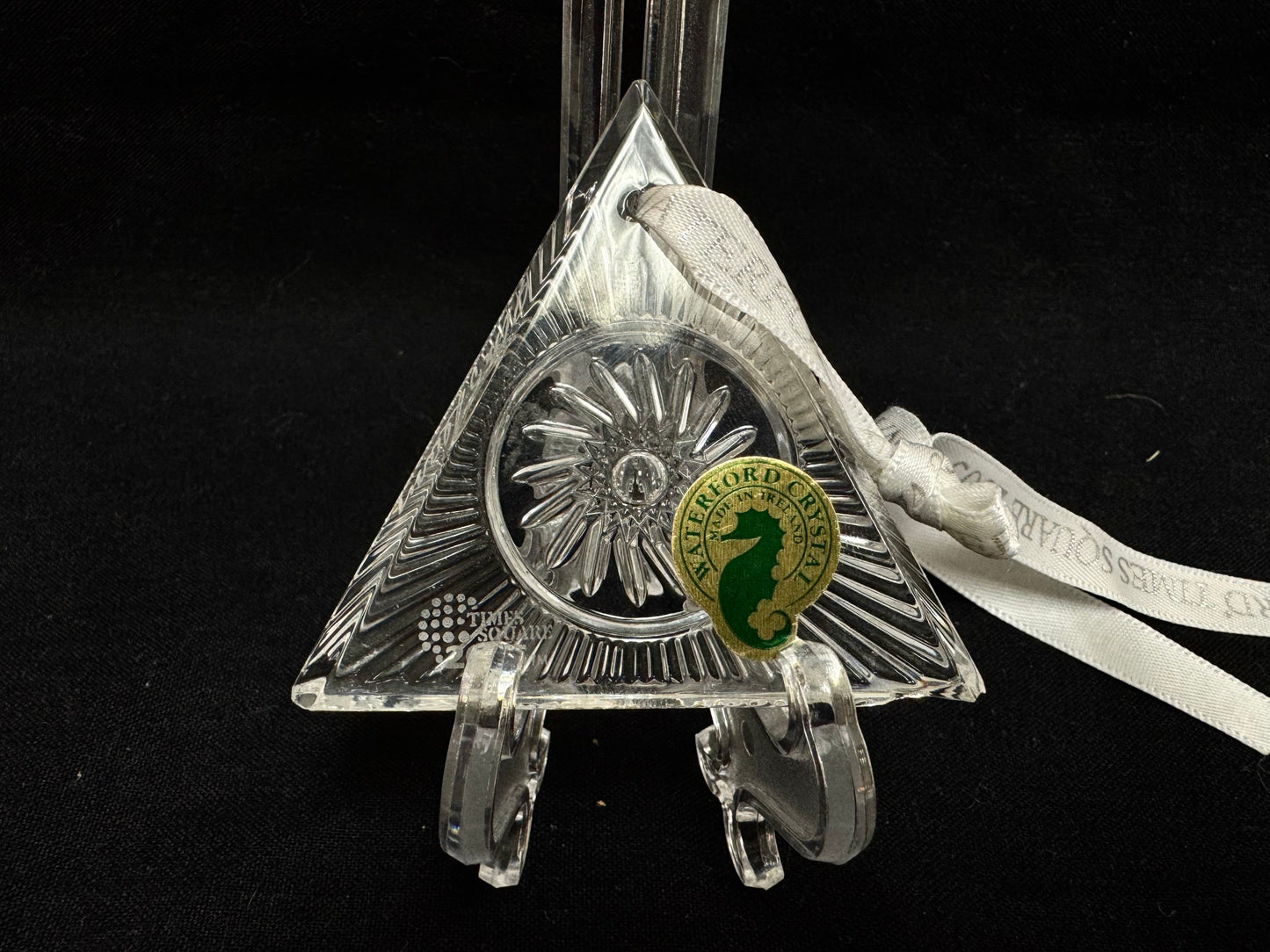 Waterford Crystal Christmas Ornament Times Square 2005 "Hope for Wisdom"