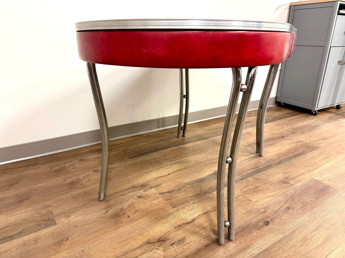 Juego de comedor rojo de los años 50