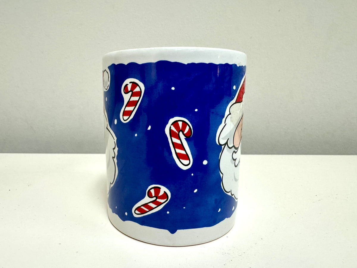 Cartoon Santa Christmas Mug