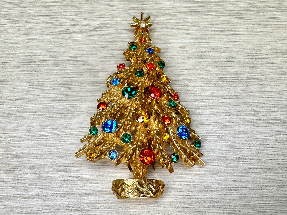 Broches de Navidad vintage
