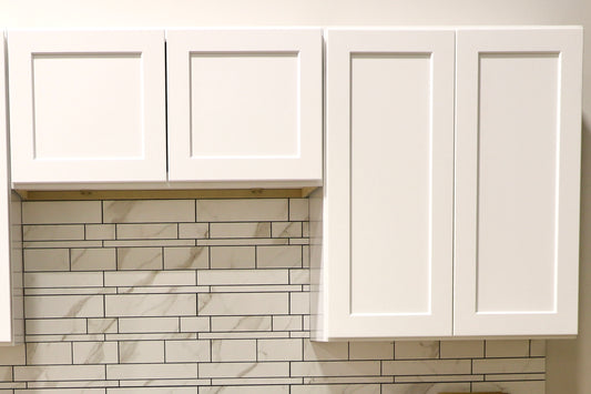 White Shaker Wall Cabinet 42"H