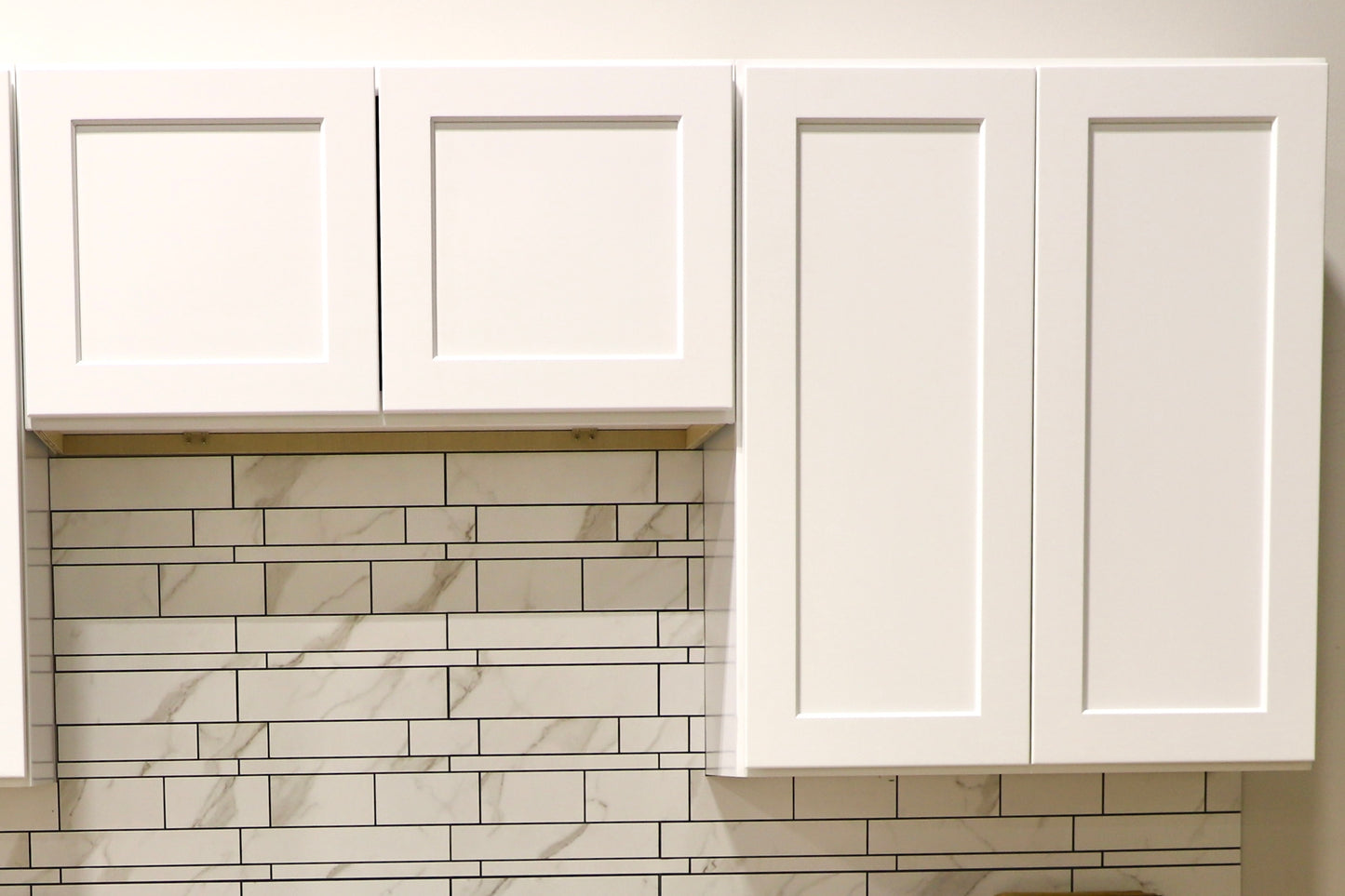 White Shaker Wall Cabinet 42"H