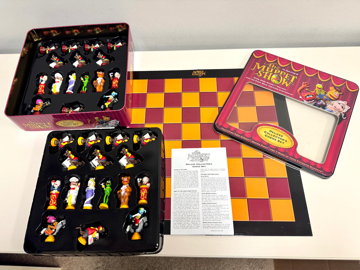 Juego de ajedrez de colección de los Muppets