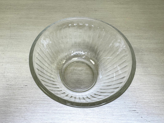 Pyrex Ribbed Glass Bowl