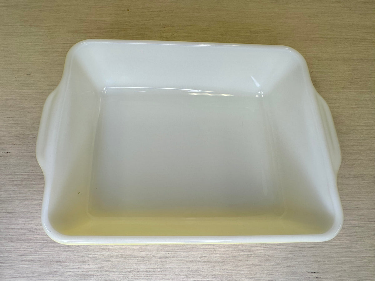 1950s Pyrex Yellow Milk Glass Refrigerator Dish #503C