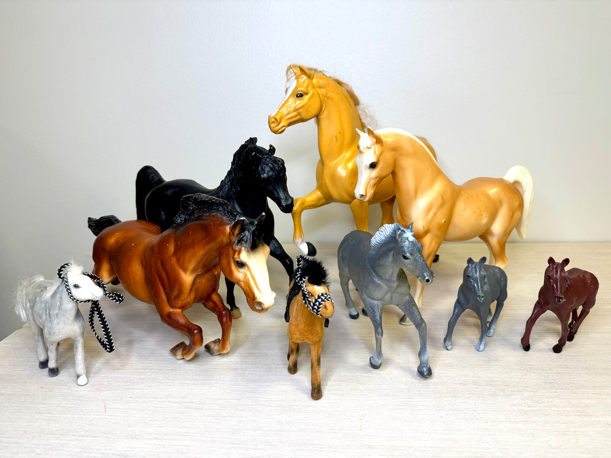 Vintage & Modern Horse Toys Bundle