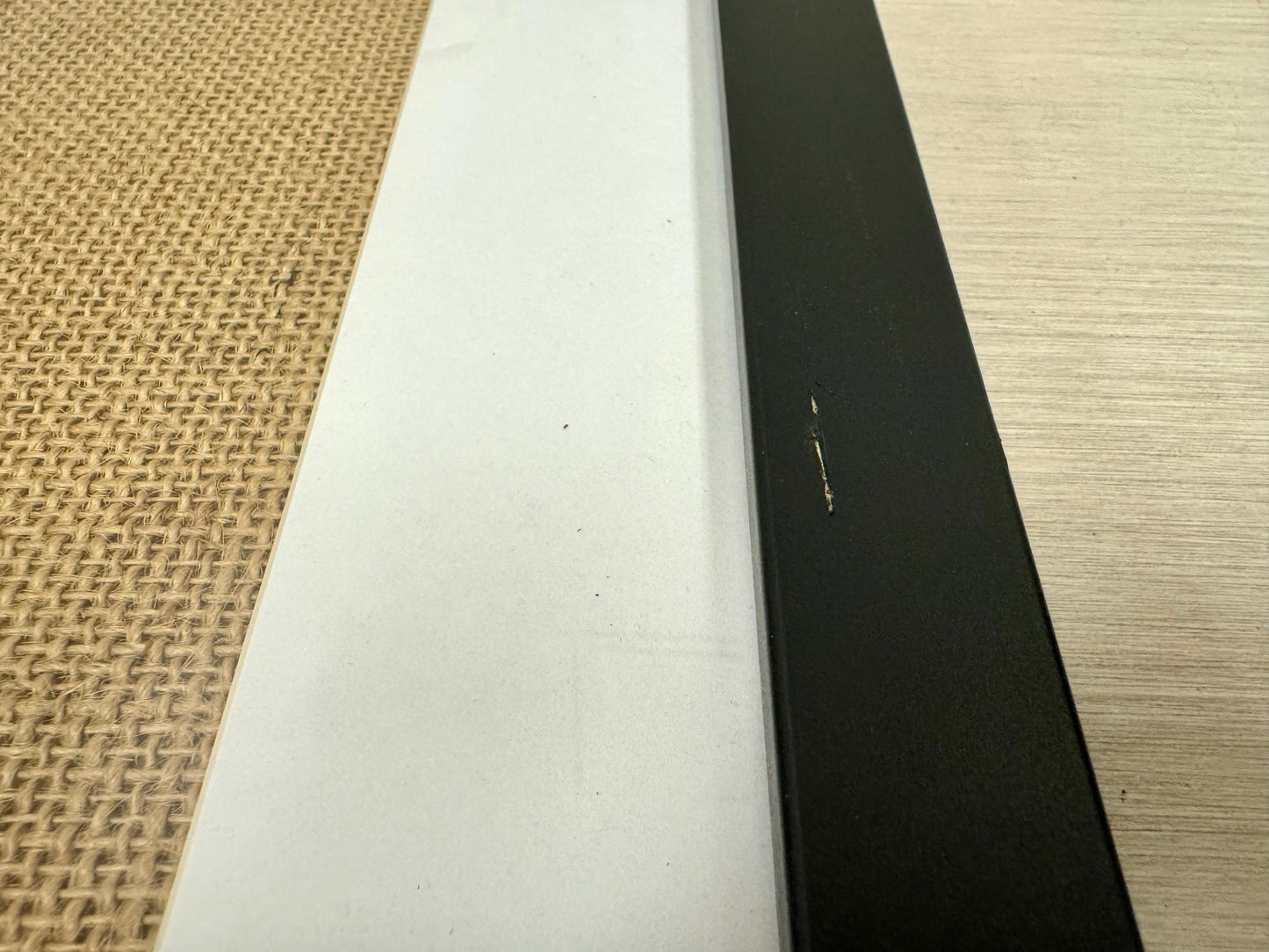 Fleur de Lis Burlap Framed Art