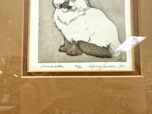 1980s "Siamese Kitten" Artwork