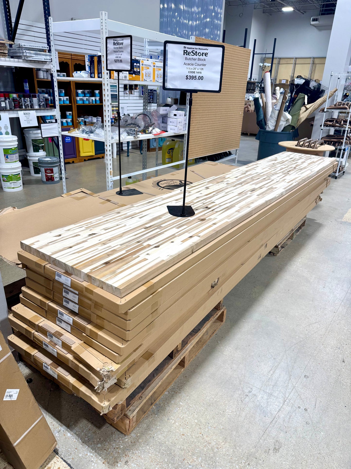 Acacia Butcher Block 12ft