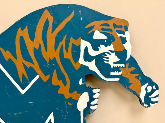 Wooden Memphis Tigers Yard Sign