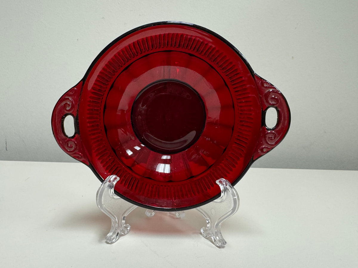 Anchor Hocking Ruby Red Depression Glass Bowls