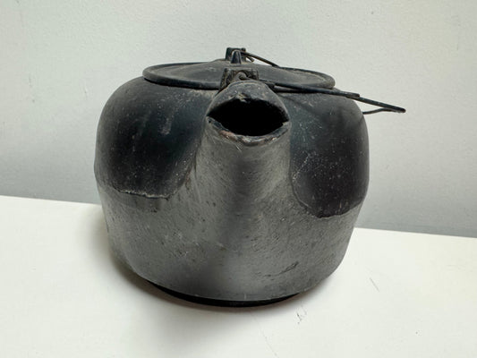 Antique Cast Iron Teapot