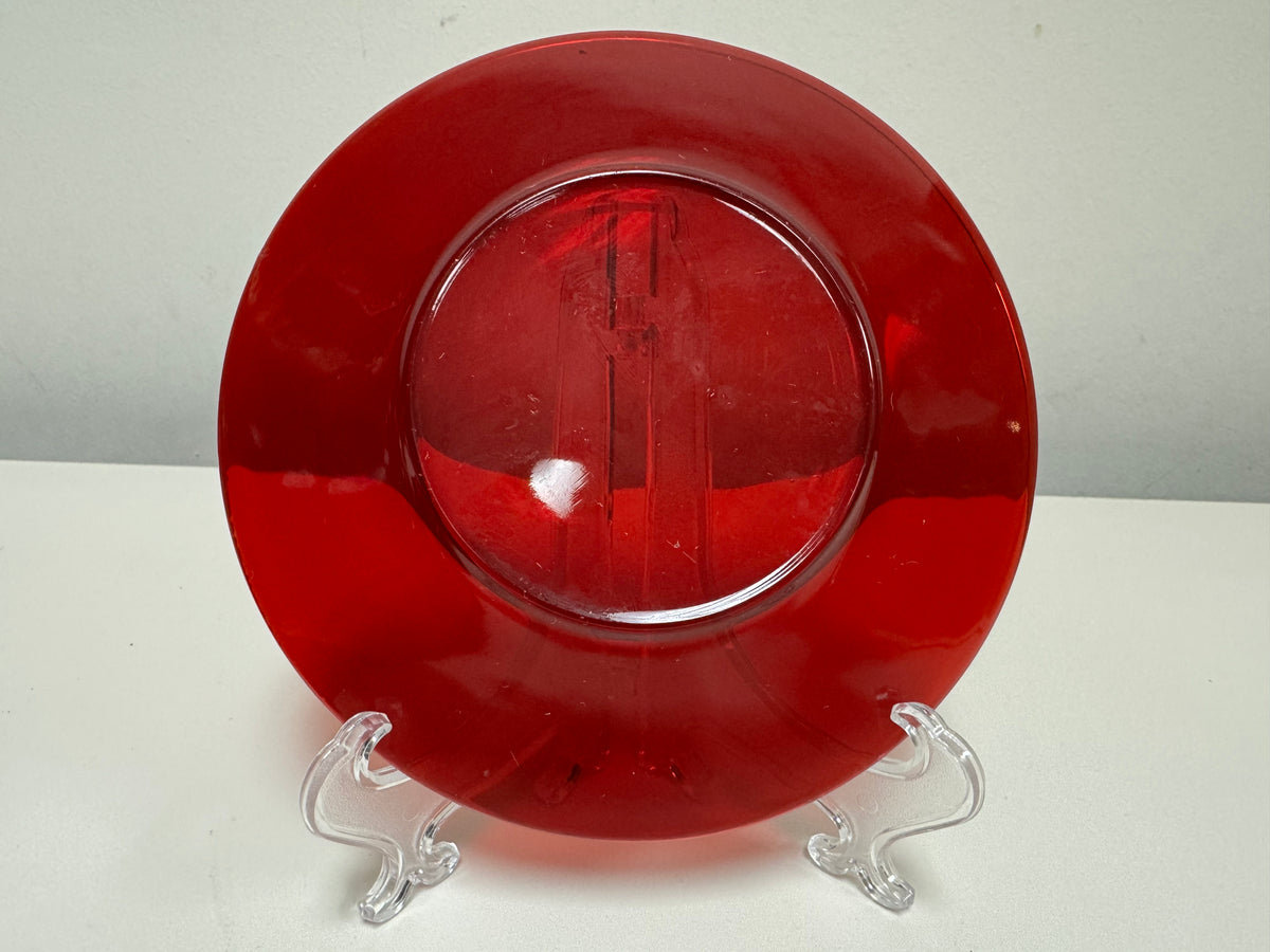Anchor Hocking MCM Ruby Red Side Plates