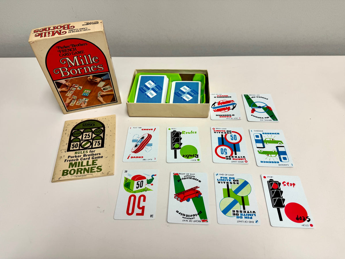 Juego de cartas francés Mille Bornes de 1962