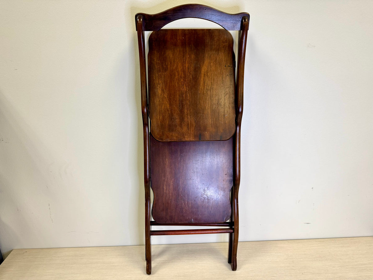 Wooden Folding Butler's Table