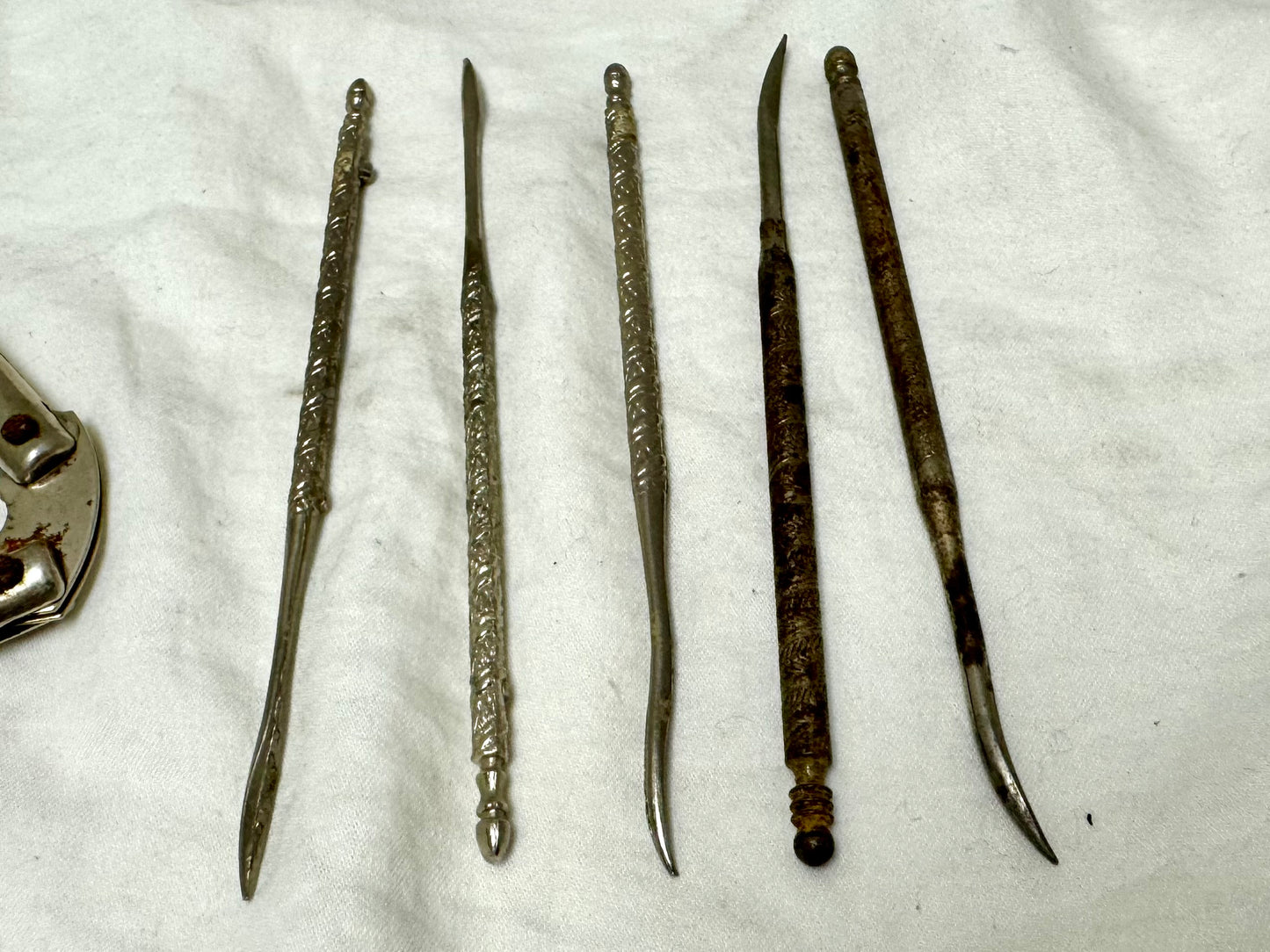 Metal Nutcrackers, Picks, & Roasting Skewer