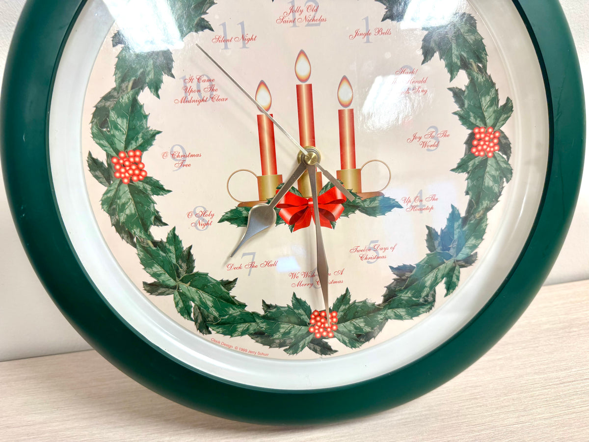 Reloj Mark Feldstein de 1999 con 12 villancicos de Navidad