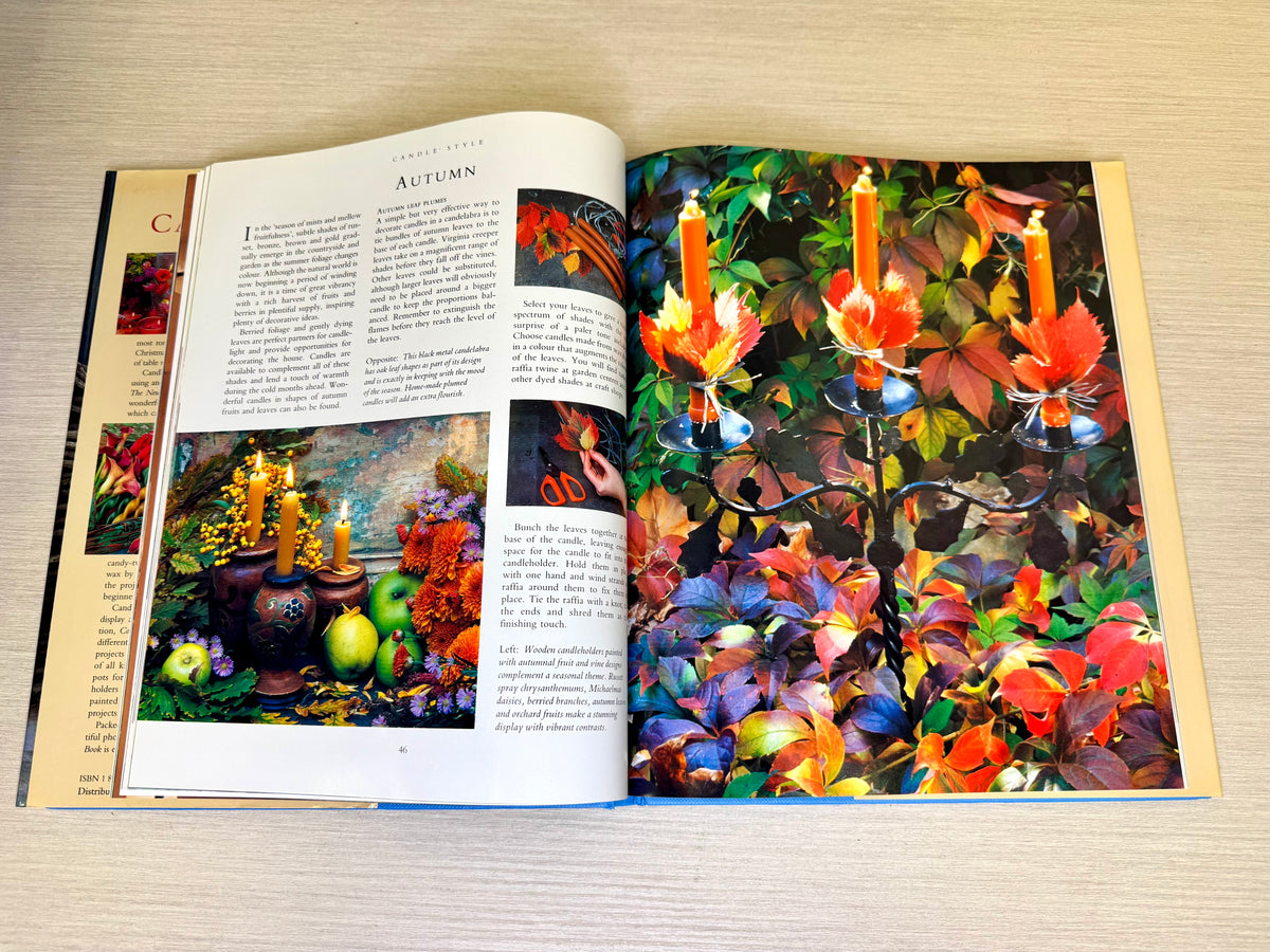 Candle Coffee Table Book by Gloria Nicol