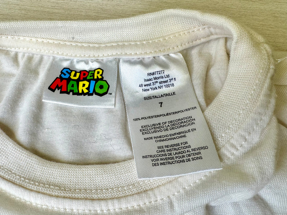 Camiseta infantil Super Mario Bros