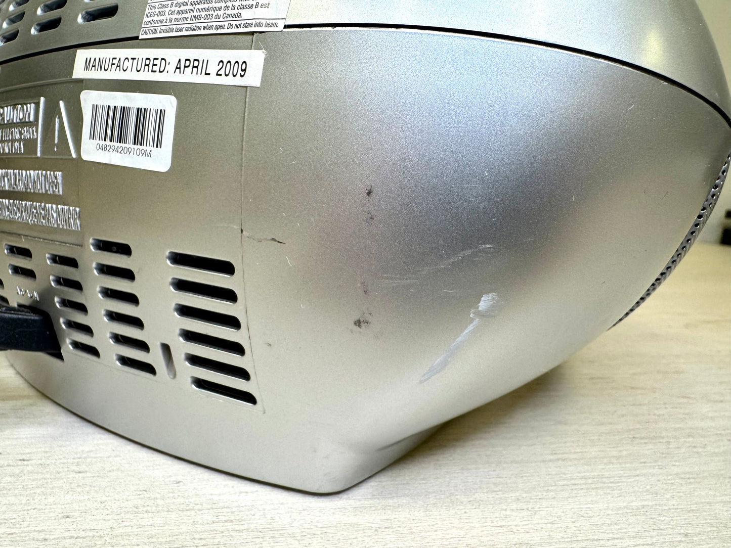 2009 Memorex CD Player/Radio