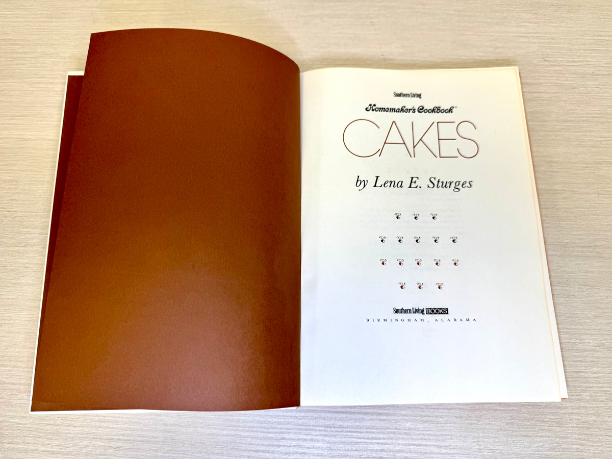 1971 Southern Living Homemaker's Cookbook Cakes por Lena E. Sturges