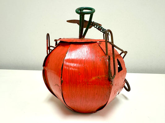 Vintage Metal Pumpkin Hanging Decoration