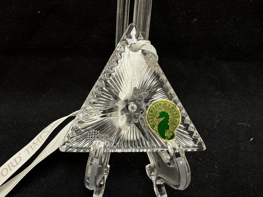 Waterford Crystal Christmas Ornament Times Square 2000 "Star of Hope"