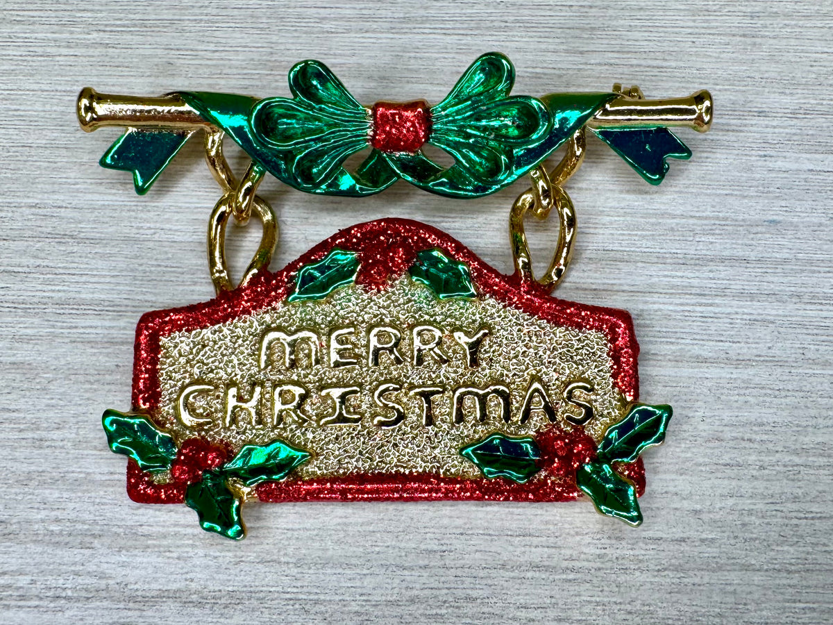 Broches de Navidad vintage