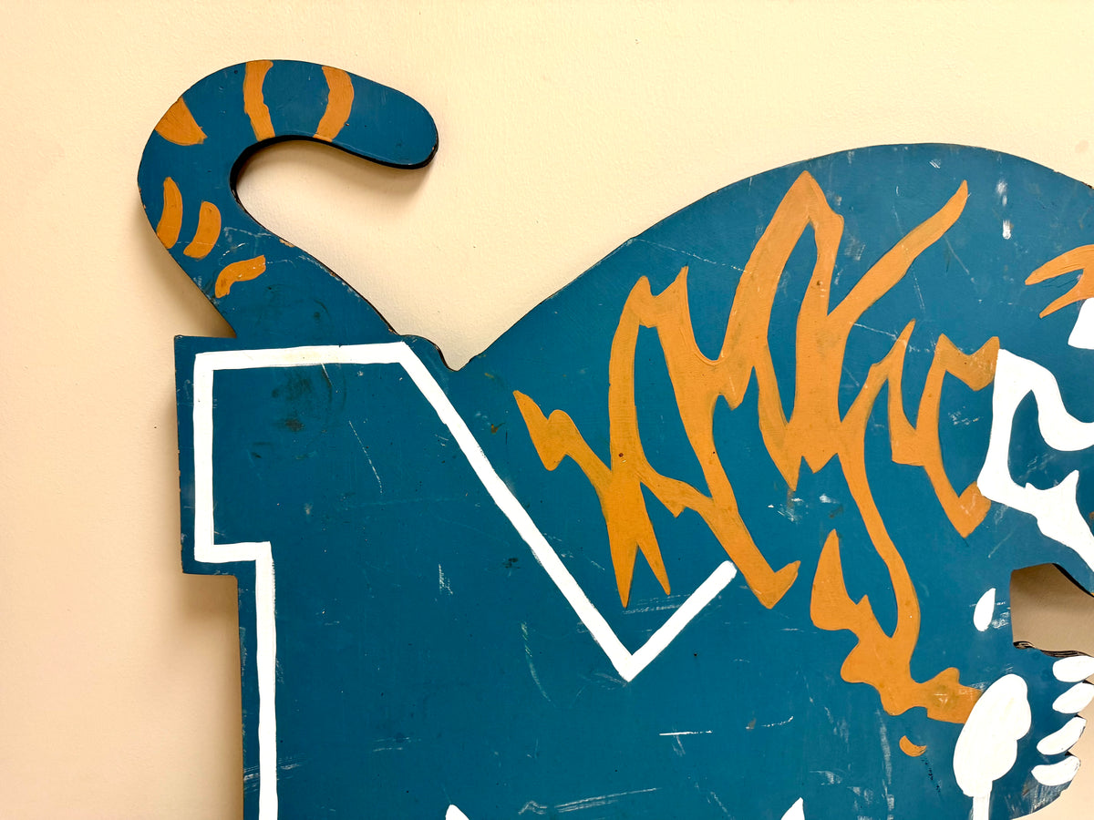 Cartel de jardín de madera de los Memphis Tigers