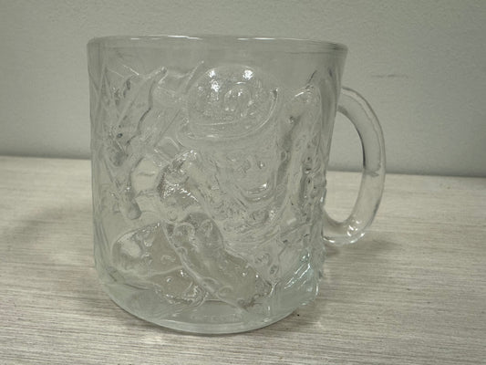 Taza de cristal de Batman Forever de McDonalds de 1995