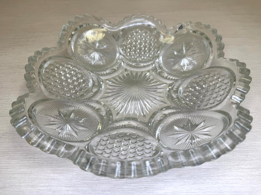 Early 1900s Crystal Serving Dish
