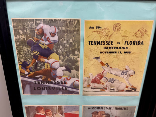Tennessee Vols Vintage Style Frame Program Art Set