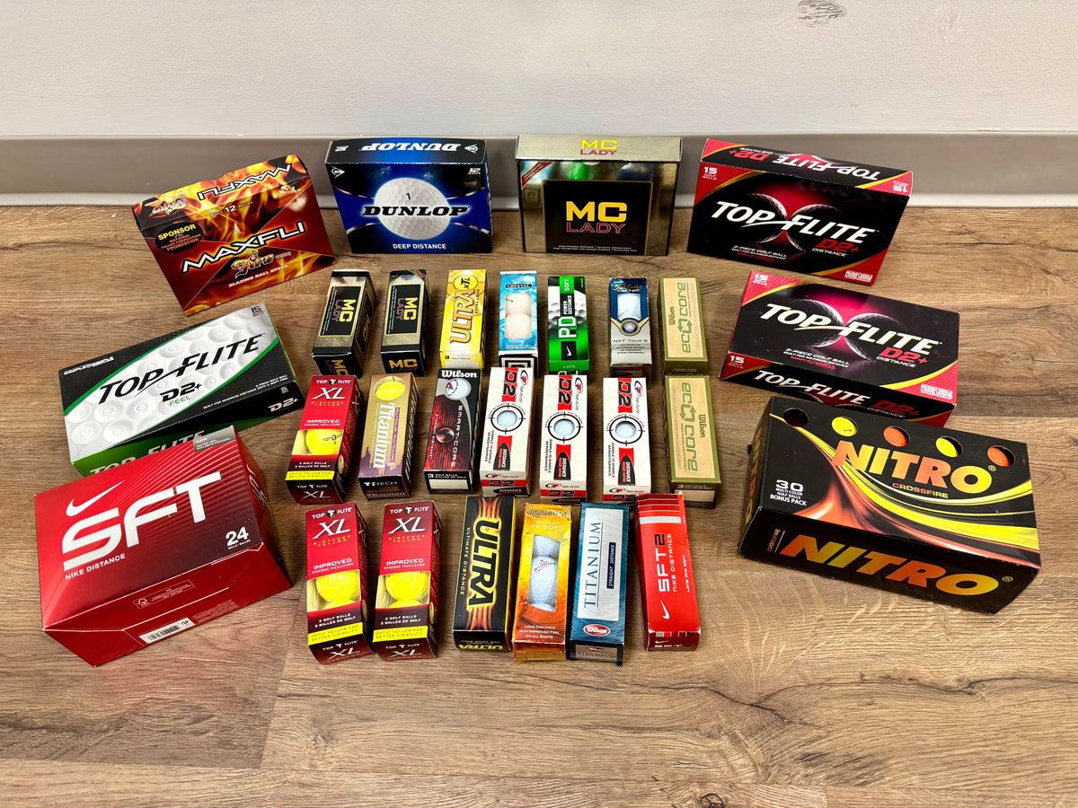 Lot of Assorted Golf Balls