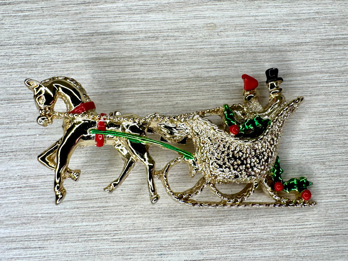 Broches de Navidad vintage