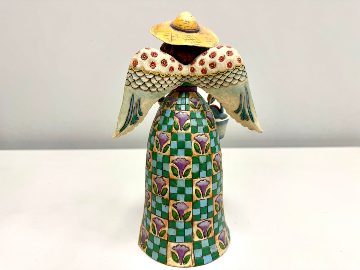 Figura de ángel "El jardín es celestial" de Jim Shore