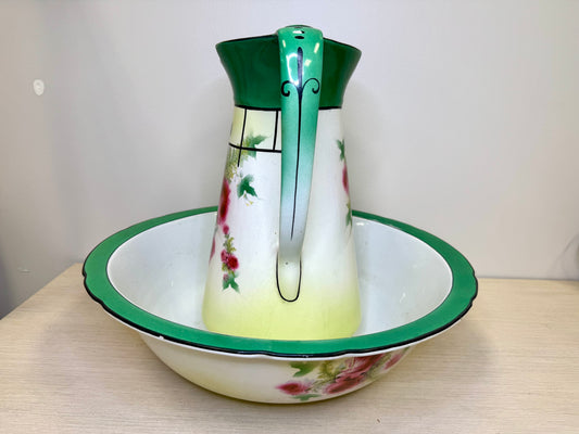 Antique Wash Basin/Pitcher Set