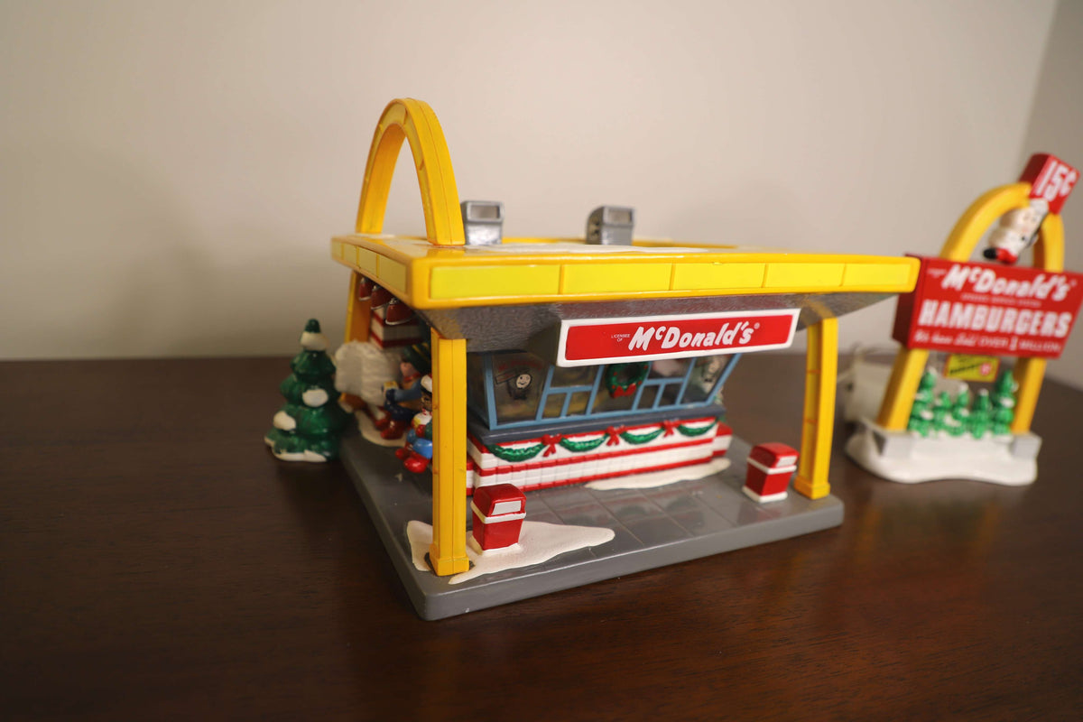1997 Retired McDonald’s Department 56 Snow Village Items