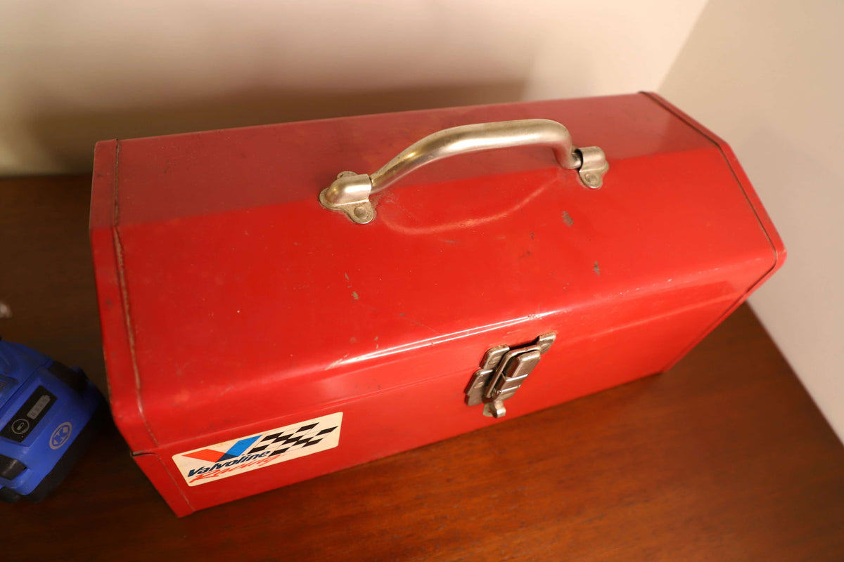 Caja de herramientas promocionales de Valvoline Racing de los años 90