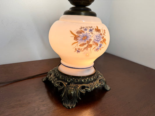 Dual Light Vintage Hurricane Lamp