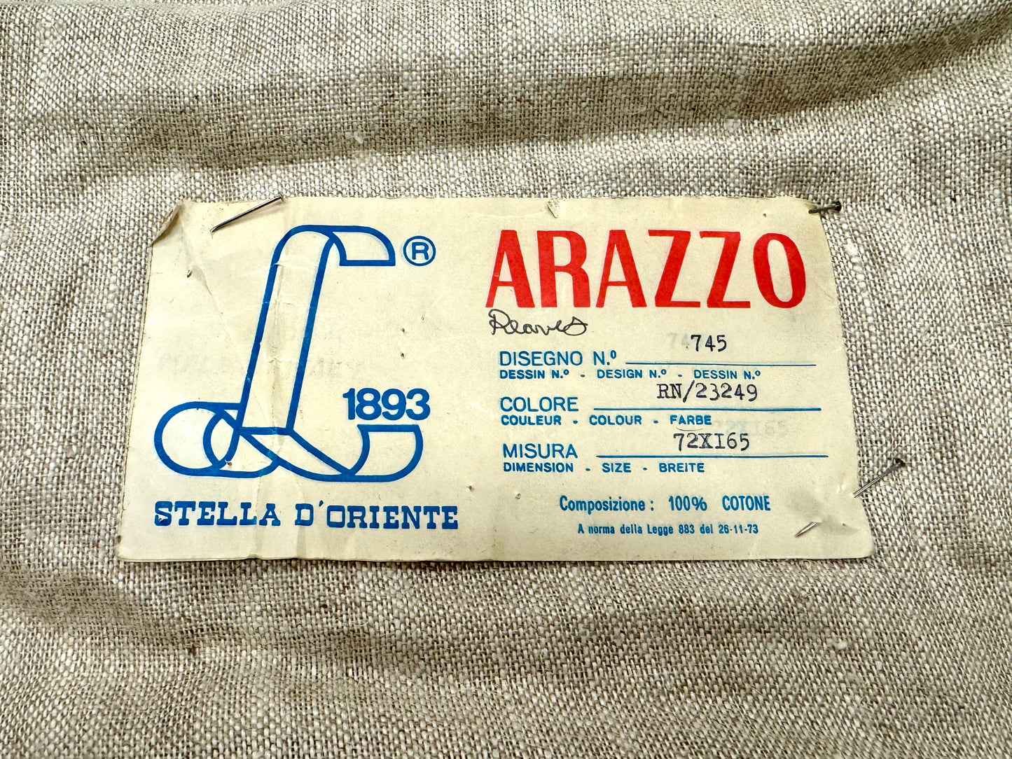 Italian Harbor Scene Tapestry/Arazzo