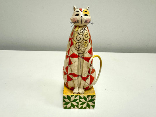 2003 "Abraham" Jim Shore Cat Figure