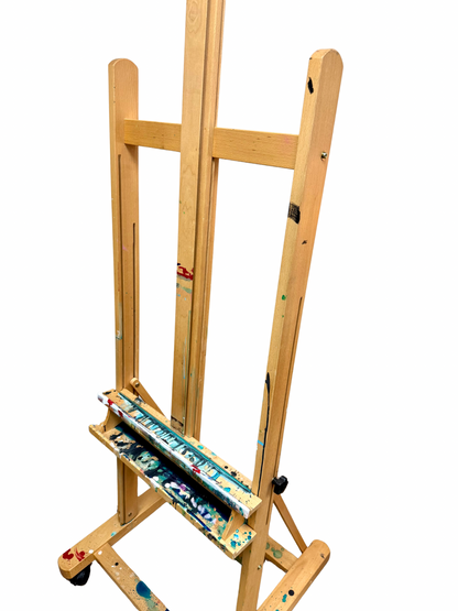 Large Canvas Painting H-Frame Easel