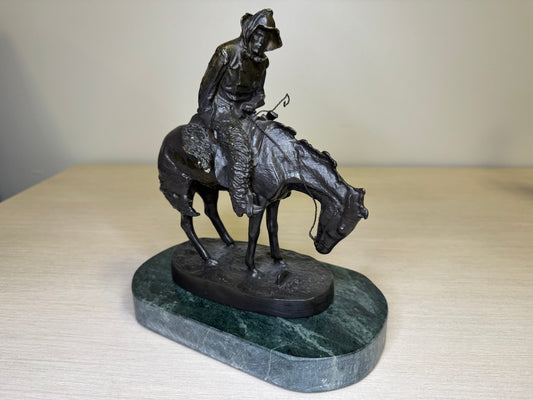 Frederic Remington Bronze Statue "The Norther"